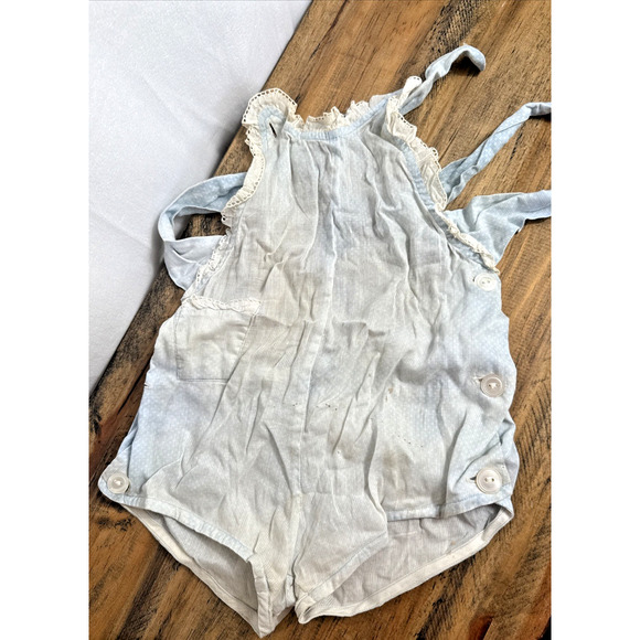 Vintage Baby Clothes Lot 1950s 1960s 1970s Smocked Dress READ Jumper Embroidered - Picture 5 of 12